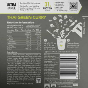 Thai Green Curry - Ultra Meals 800 Kcal V9 - Radix Nutrition