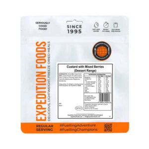 Vanillepudding mit gemischten Beeren - Expedition Foods