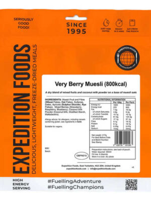 Very Berry Müsli - Expedition Foods - 800 Kcal