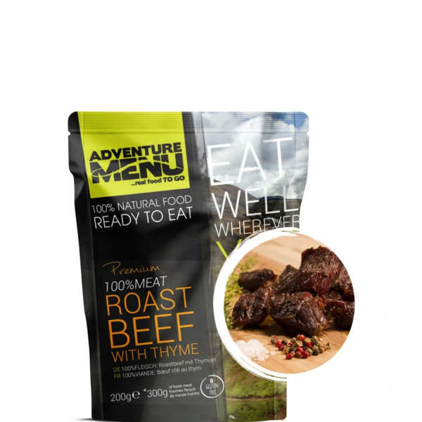 100 % Fleisch - Roastbeef mit Thymian - Adventure Menu