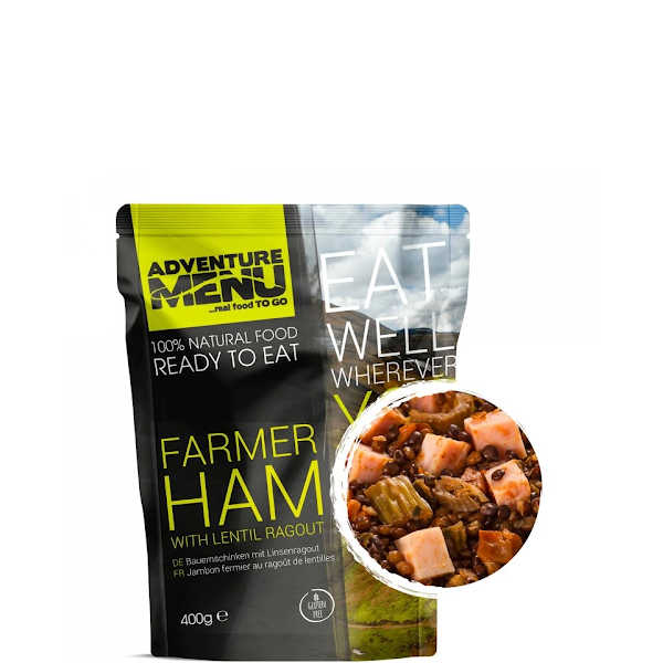 Bauernschinken mit Linsenragout - Adventure Menu