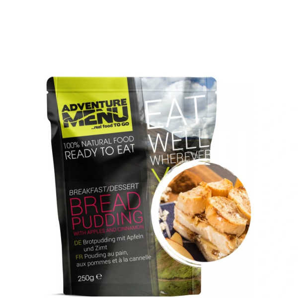 Brotpudding mit Äpfeln und Zimt - Adventure Menu