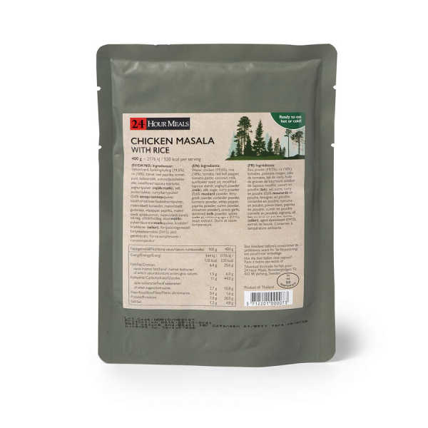Hähnchen Masala mit Reis - 24 Hour Meals