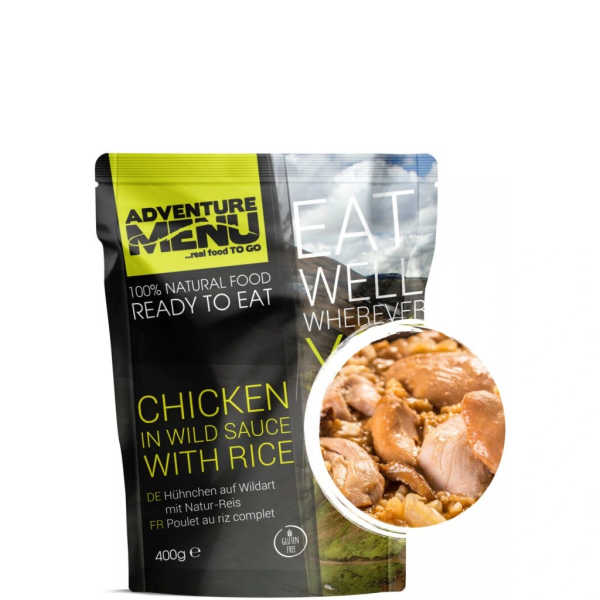 Hähnchen in Wildsauce und Reis - Ready-to-Eat - Adventure Menu