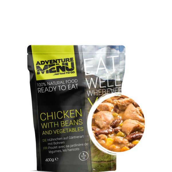 Hähnchen mit Bohnen und Gemüse - Ready-to-Eat - Adventure Menu
