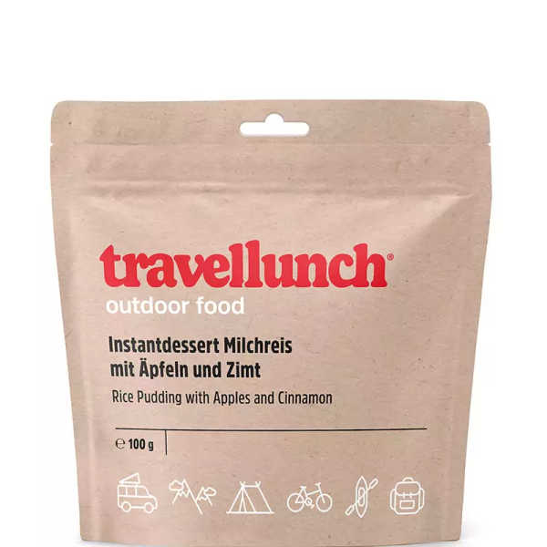 Instantdessert Milchreis mit Äpfeln und Zimt - Travellunch