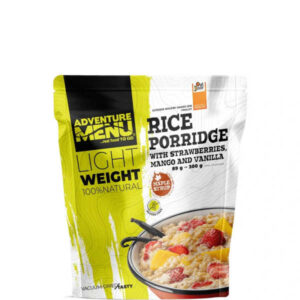 Milchreis mit Erdbeeren, Mango und Vanille - Adventure Menu