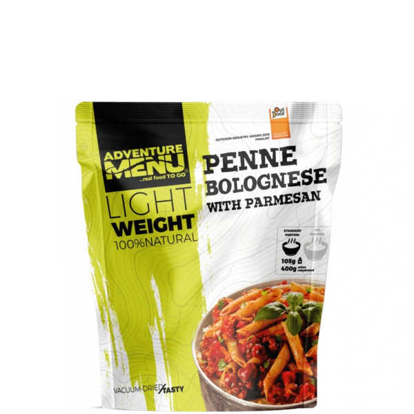 Penne Bolognese mit Parmesan - Adventure Menu