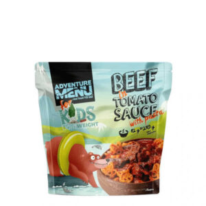 Rindfleisch in Tomatensauce mit Pasta - 4kids - Adventure Menu