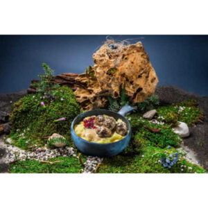 Schwedische Hackbällchen mit Rahmsauce und Kartoffelpüree - 4kids - Adventure Menu