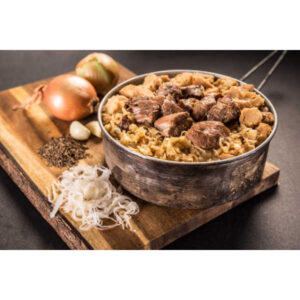 Schweinefleisch mit Knödeln und Kohl - Ready-to-Eat - Adventure Menu