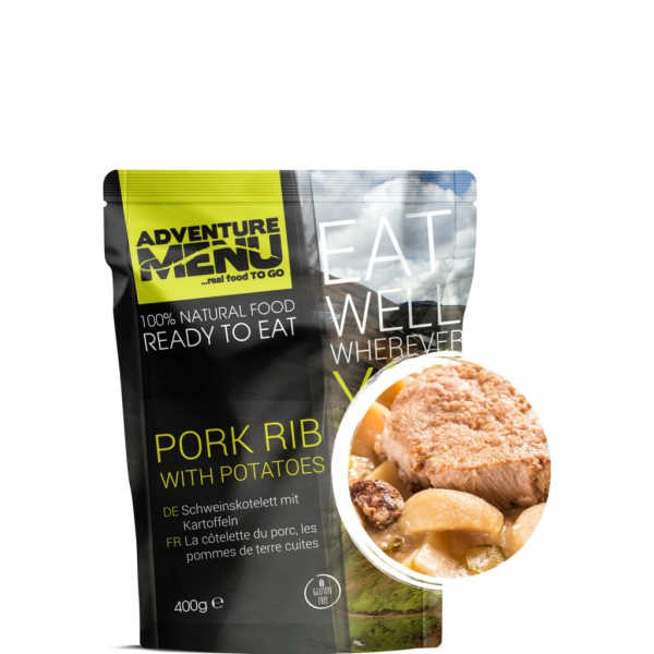 Schweinerippchen mit Salzkartoffeln - Ready-to-Eat - Adventure Menu