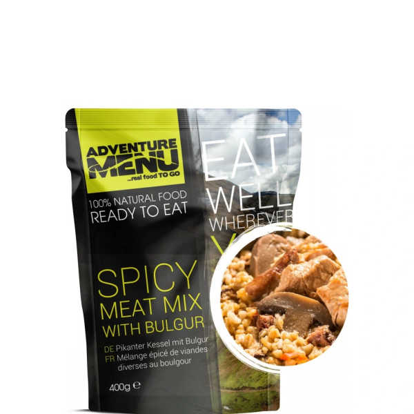 Würziger Fleischmix mit Bulgur - Ready-to-Eat - Adventure Menu
