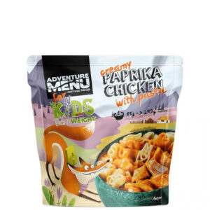 Zartes Hähnchen in cremiger Paprikasauce mit Pasta - 4kids - Adventure Menu