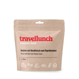 Nudeln mit Rindfleisch und Paprikasauce - Travellunch - 1 Portion