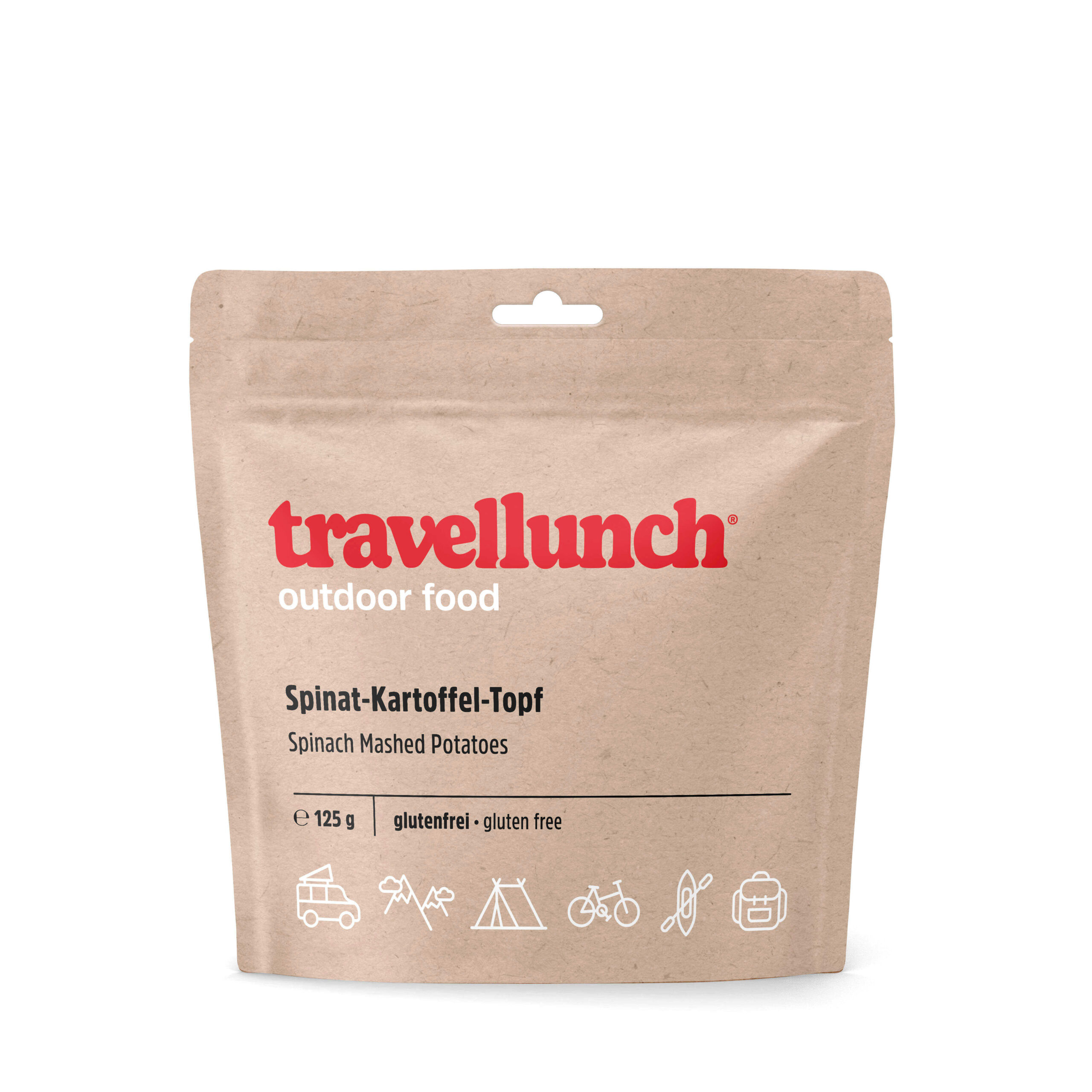 Spinat-Kartoffel-Topf - Travellunch - 1 Portion