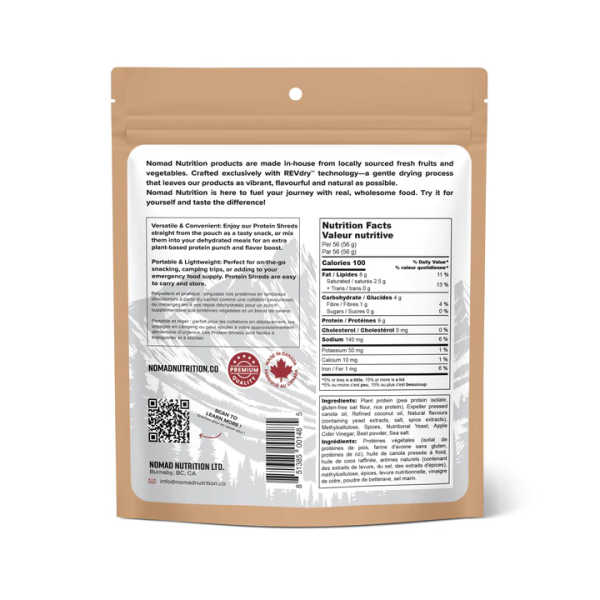 Protein Crumble - Light Beef flavour - 100 kcal - Nomad Nutrition