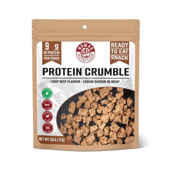 Protein Crumble - Light Beef flavour - 100 kcal - Nomad Nutrition