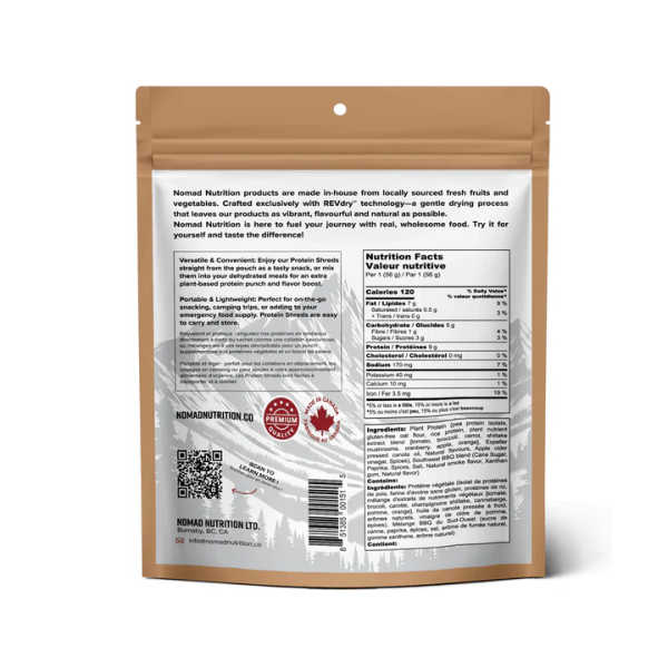 Protein Shreds - Southwest BBQ - 120 kcal - Nomad Nutrition