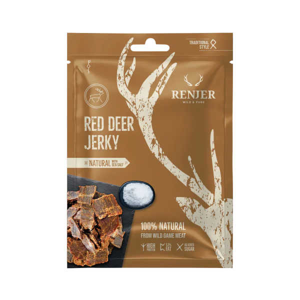 Red Deer Jerky - Sea Salt - Renjer