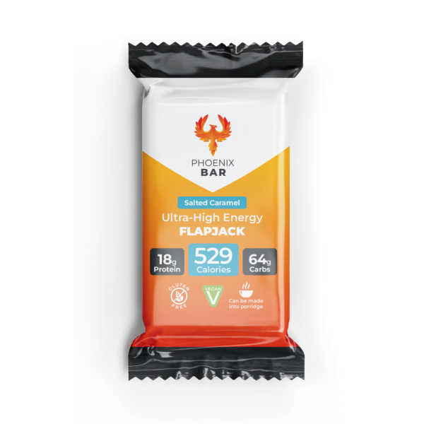 Ultra-High Energy Flapjack – Salted Caramel – Phoenix Bar